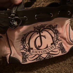 Juicy Couture Pink & Brown Purse